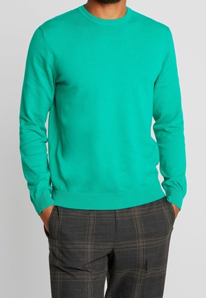 Stickad tröja - green