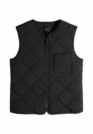 THE SET, QUILTED GILET - Weste - black