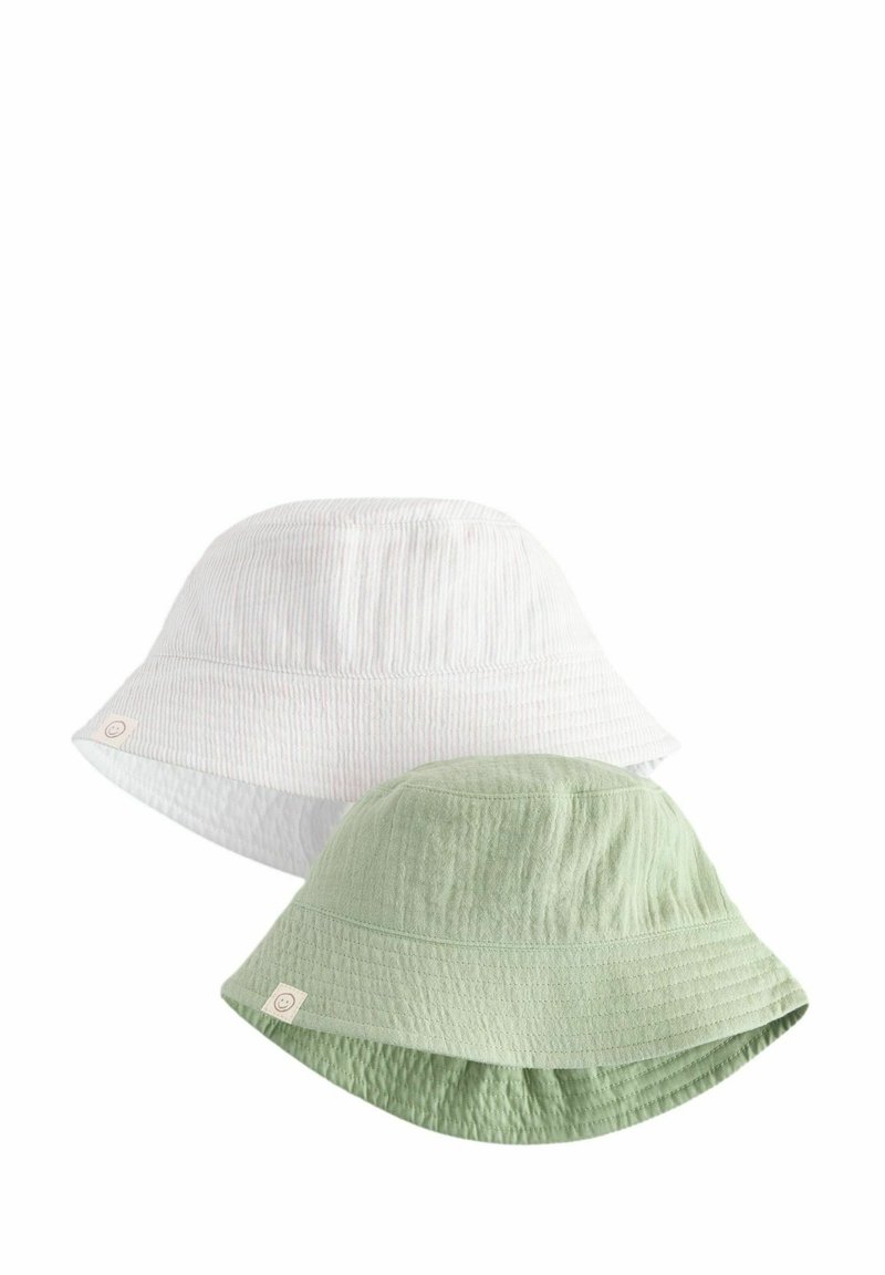 Next BUCKET 2 PACK - Hatte - sage green and stripe