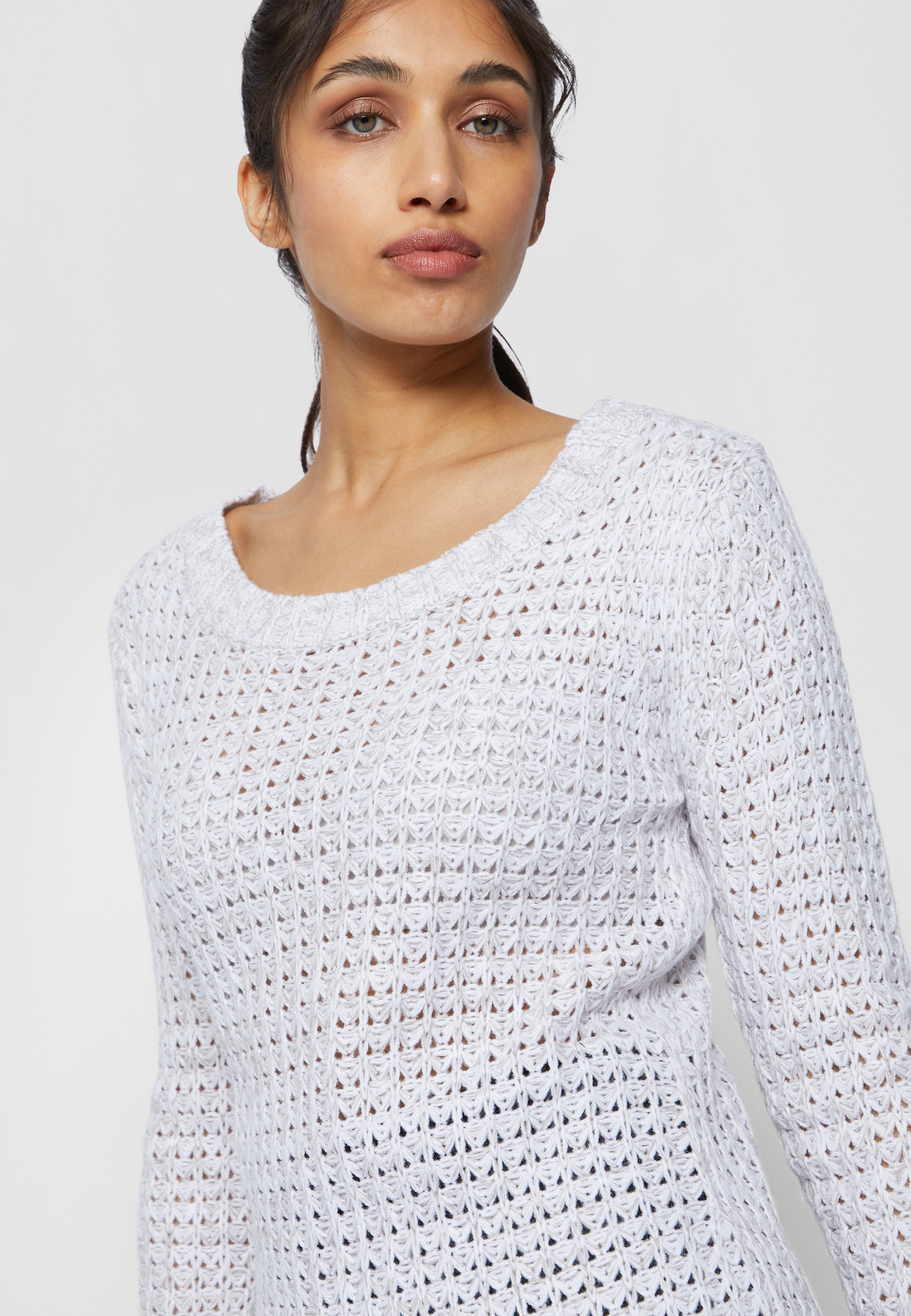 Urban Classics LADIES LONG WIDENECK SWEATER - Trui - offwhite/wit - Zalando .nl