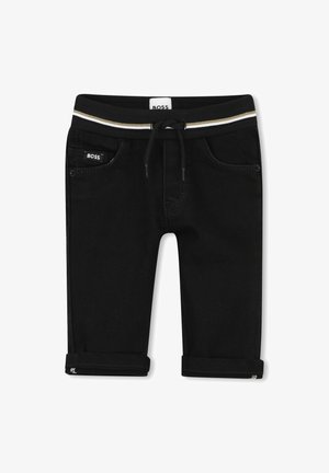 BOSS Kidswear, PANTALON EN DENIM - Short en jean - black