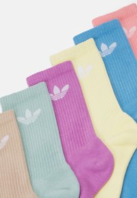 adidas Originals TR CREW S 6PACK - Nogavice - light blue/almost yellow/preloved purple/magic beige