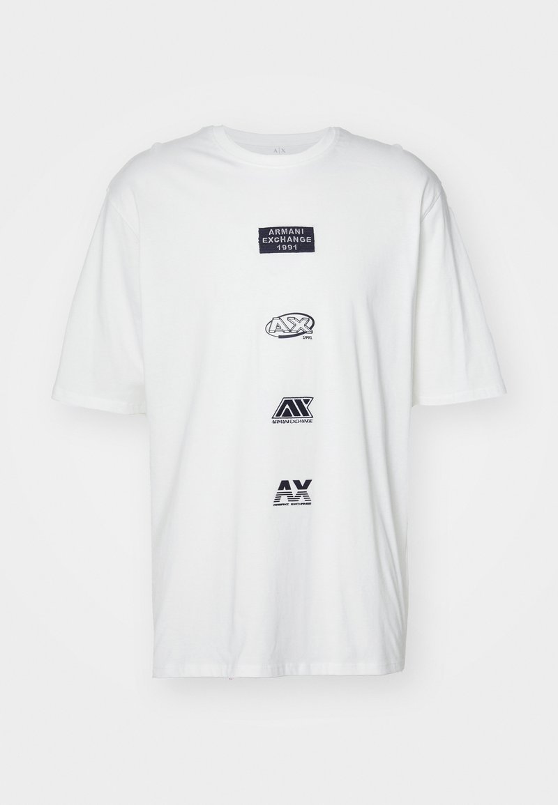 Armani Exchange T-shirt print crème