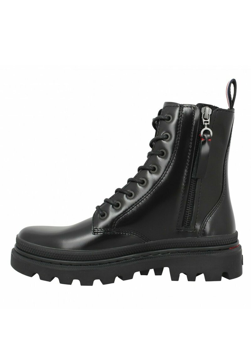 Palladium Stivaletti stringati - black