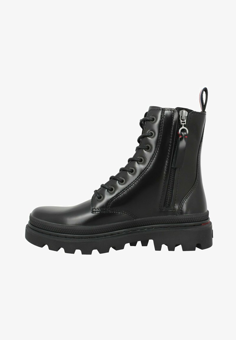 Palladium Stivaletti stringati - black