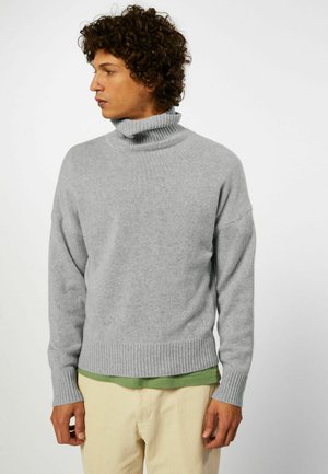 CASHMERE TURTLENECK SWEATER. - Trui - gris perle