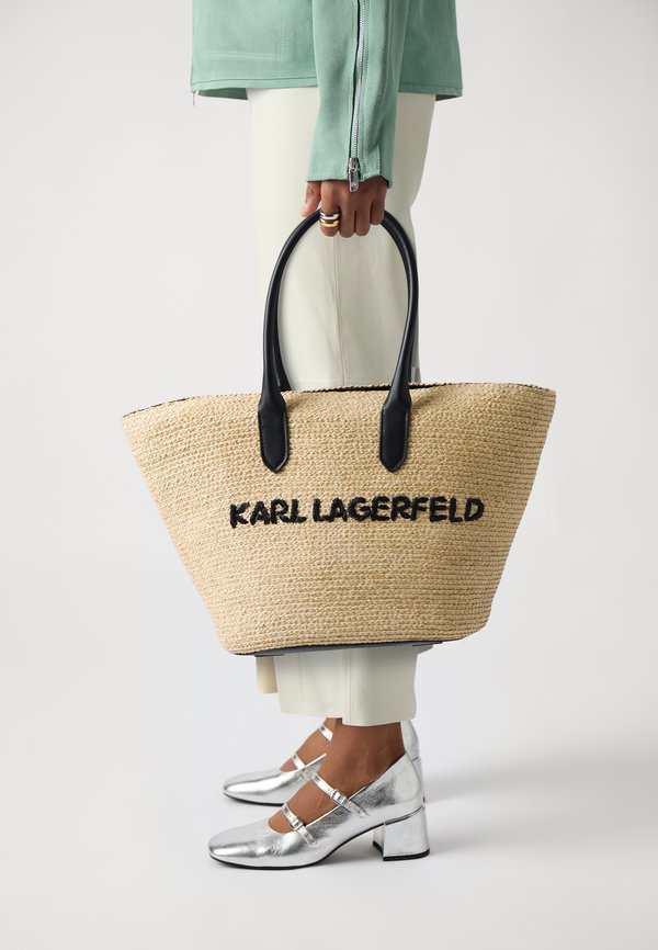ESSENTIAL LARGE BEACH BAG - Tote bag - natural