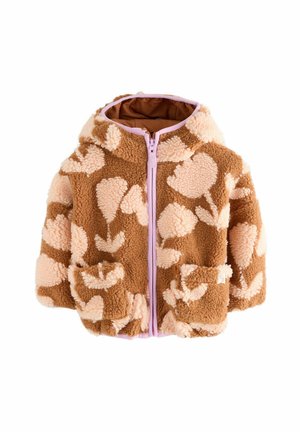 REGULAR FIT  - Fleece jacket - brown floral
