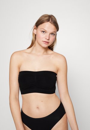 COMFORT BANDEAU BAMBOO - Korsetes izstrādājums ar stīpiņām - black