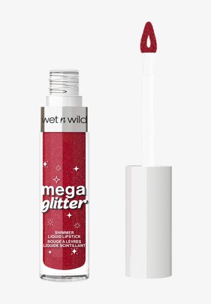 MEGA GLITTER SHIMMER LIQUID LIPSTICK - Liquid lipstick - dark red