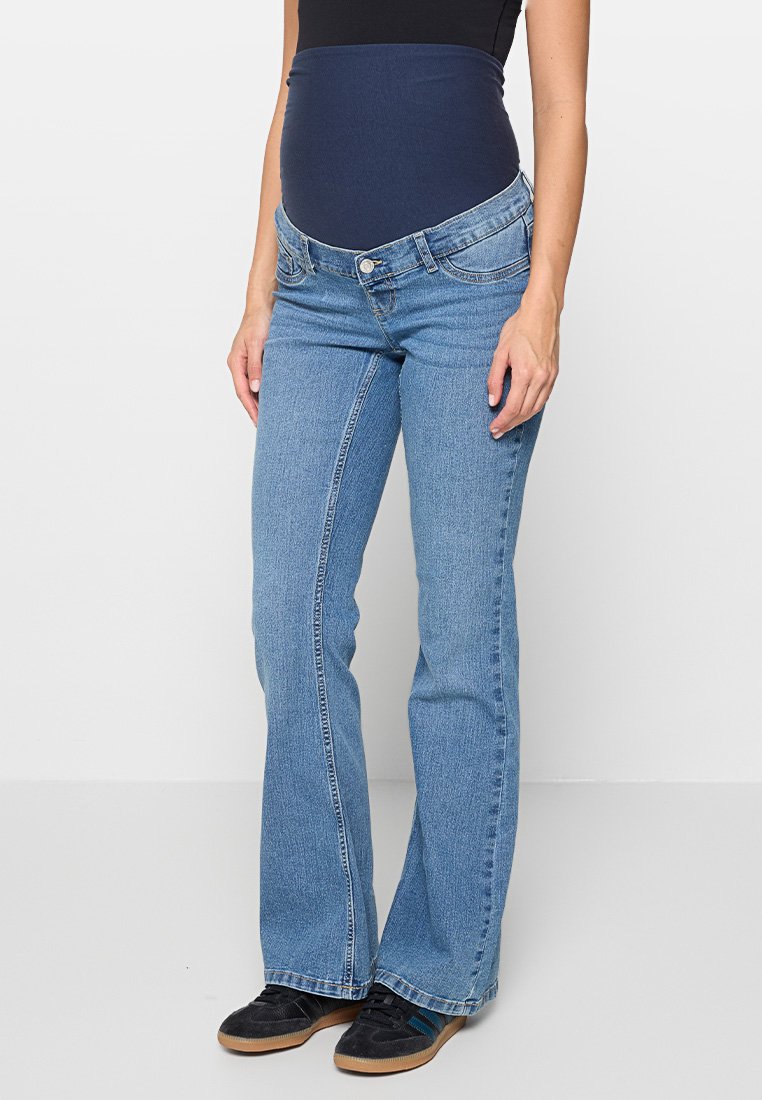 Vero Moda Maternity Flared Jeans blauw