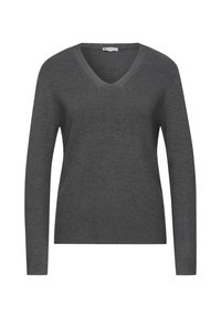 BASIC - Strickpullover - grau