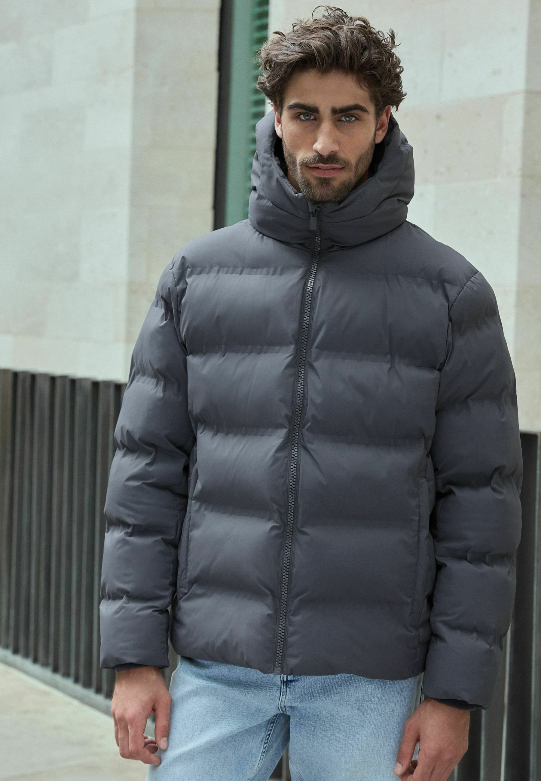 Next SHOWER RESISTANT HEATSEAL HOODED PUFFER - REGULAR FIT