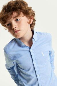 Next - LONG SLEEVE OXFORD - Ing - light blue Miniatűr kép 1