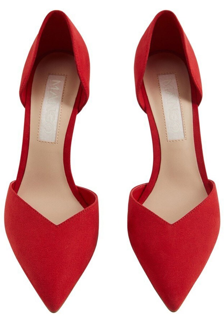 escarpin rouge mango