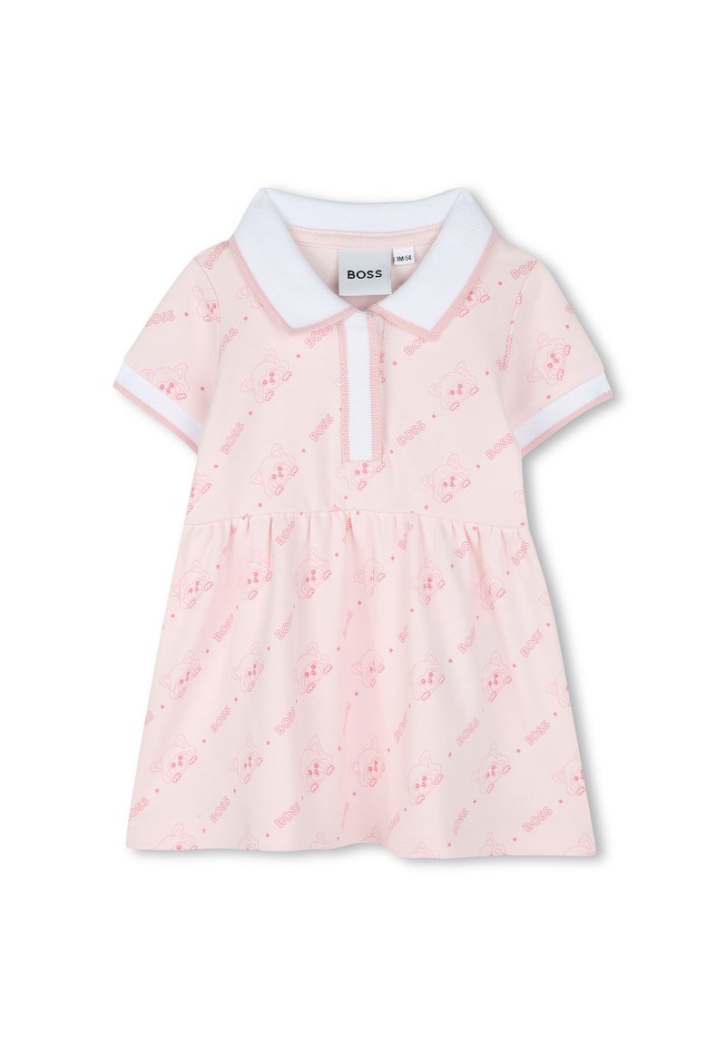 BOSS Kidswear - BABY SHORT SLEEVED DRESS - Day dress - pink pale, Enlarge