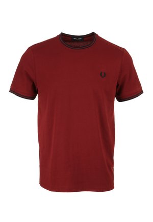 Fred Perry TWIN TIPPED  - Camiseta básica - burton red navy