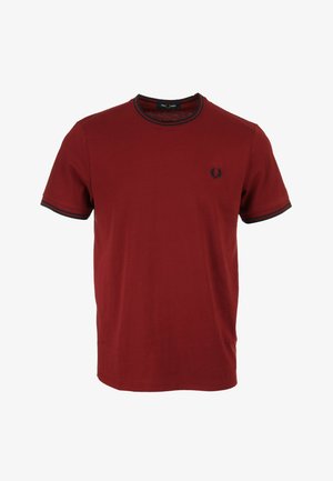 Fred Perry TWIN TIPPED - Camiseta básica - burton red navy
