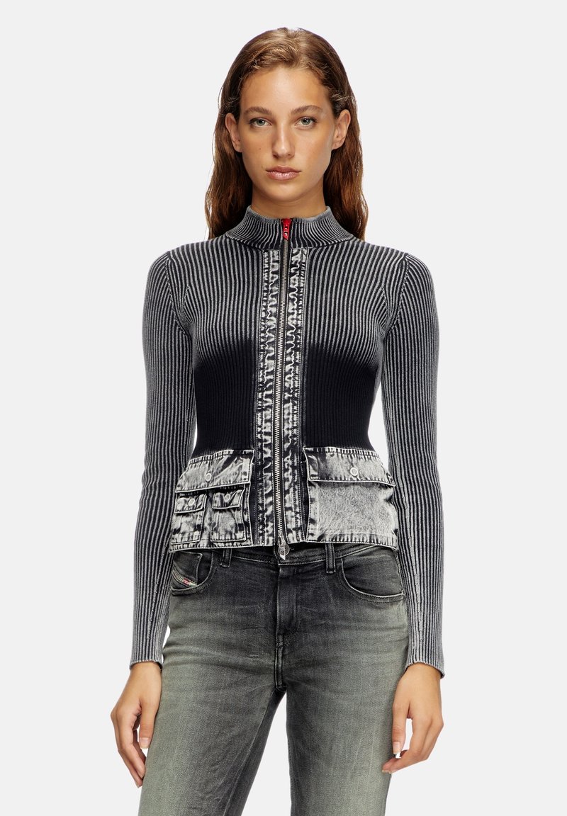 Diesel - Strickjacke - dark grey, Vergrößern