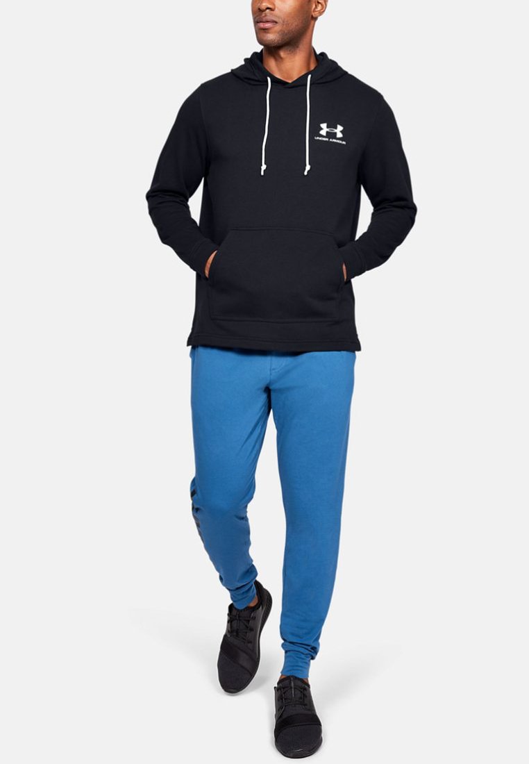 Under Armour SPORTSTYLE TERRY HOODIE - Mikina s kapucí - black