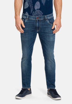 RYAN - Slim fit jeans - blue used buffies