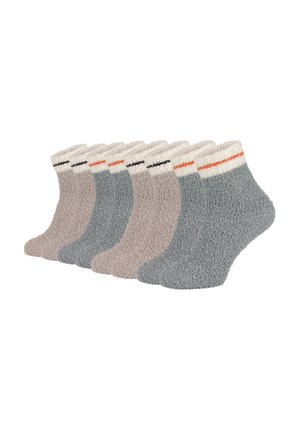 4ER PACK - Socken - grau braun