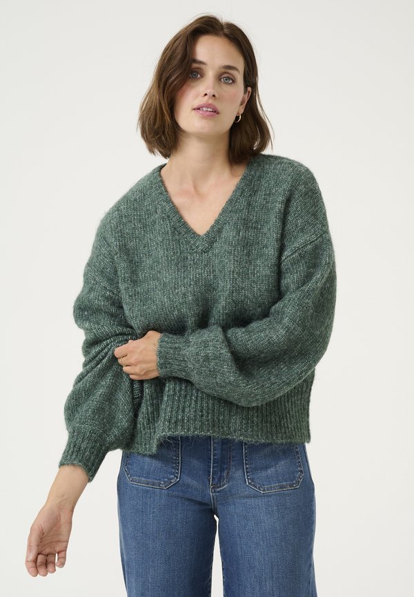 TRINA - Strickpullover - garden topiary melange