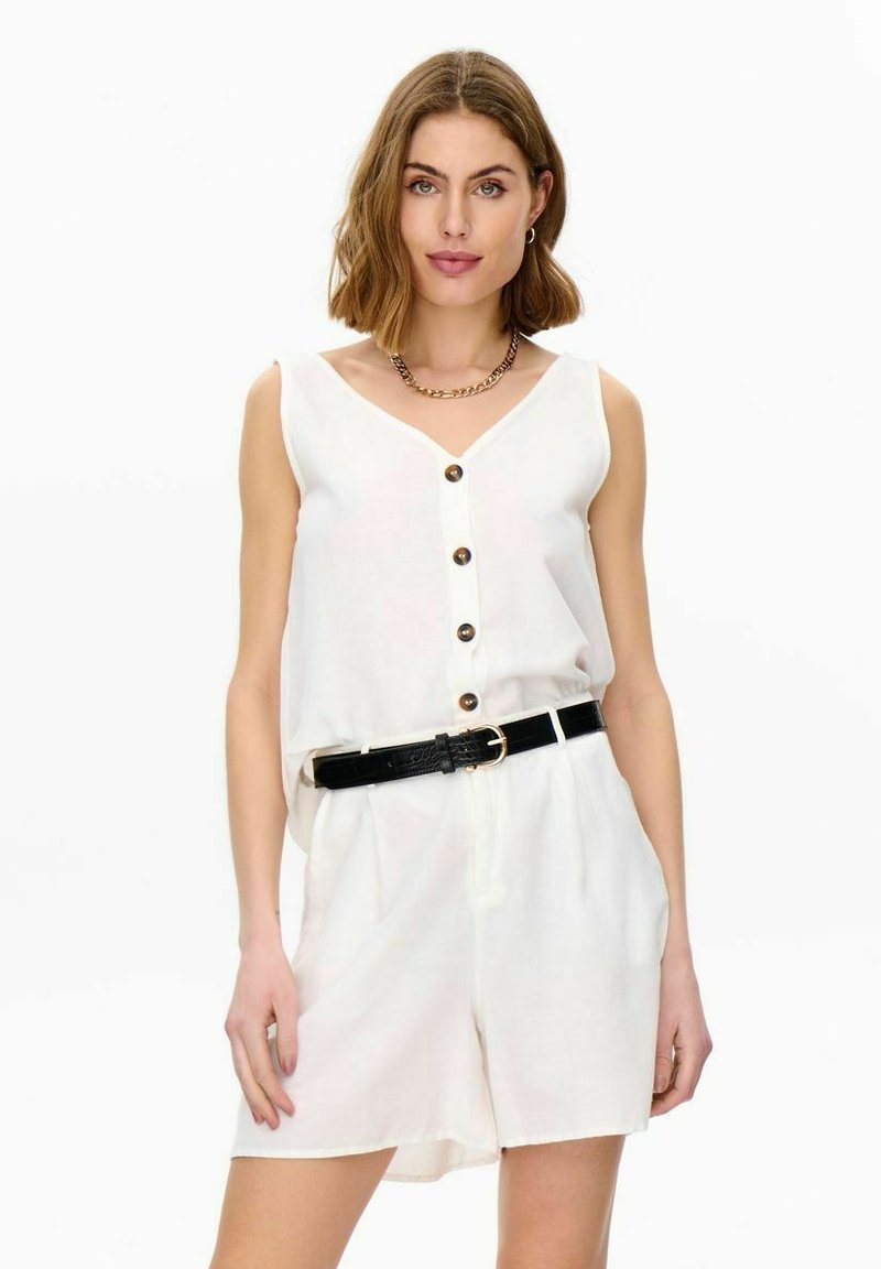 ONLY KURZÄRMELIGES GEKNÖPFTES - Blus - tofu