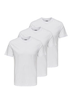 3 PACK - T-Shirt basic - weiß