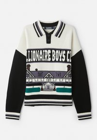 COUNTRY CLUB COLLARED  - Pulover - black/white