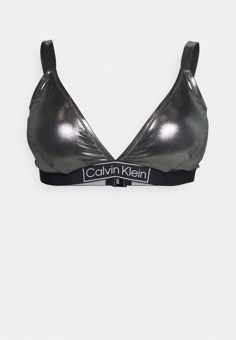 Calvin Klein Swimwear FIXED TRIANGLE PLUS Bikini top black