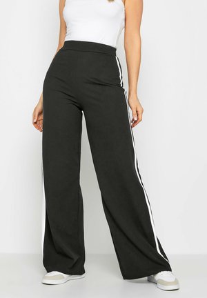 SIDE STRIPE - Pantalones - black