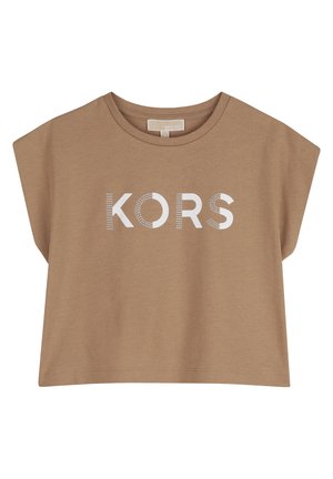 Michael Kors Kids Μπλουζάκι με στάμπα - stone