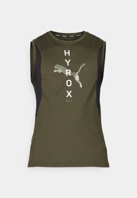Puma HYROX ALWAYS ON CLOUDSPUN TANK - Top - dark olive