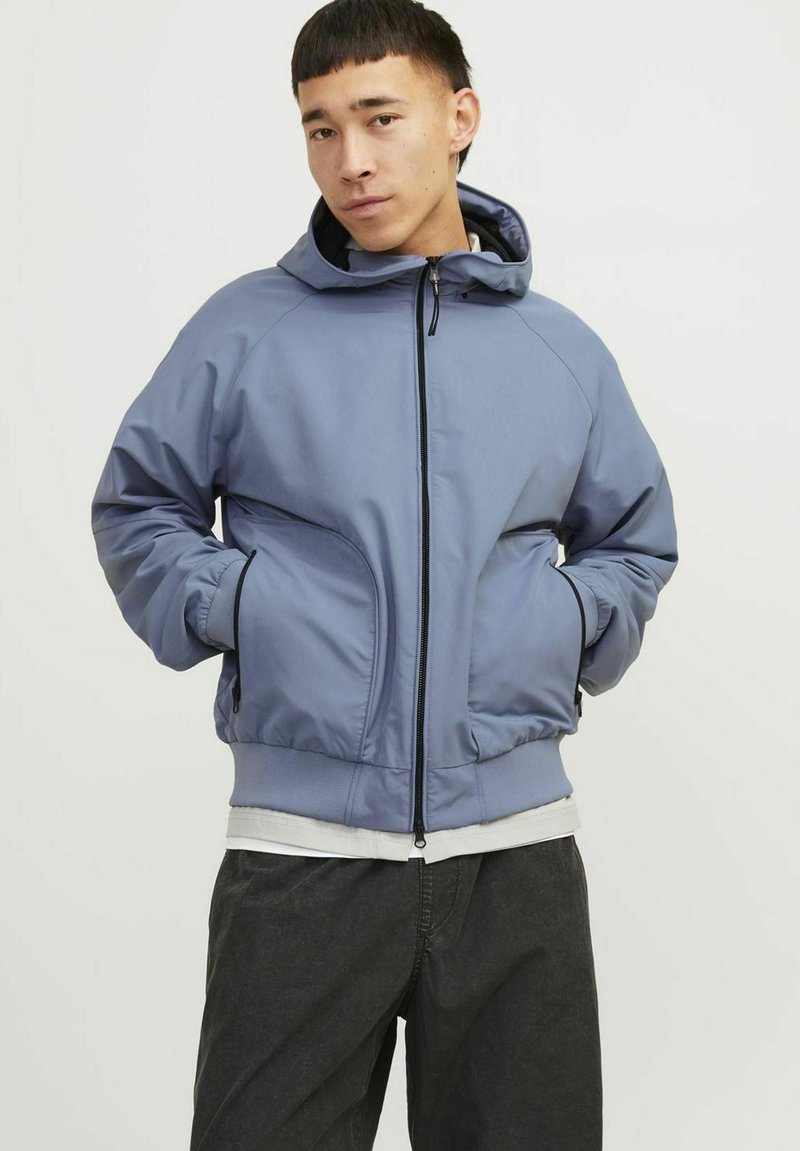 Jack & Jones - REISSVERSCHLUSS - Outdoorjacke - flint stone, Vergrößern