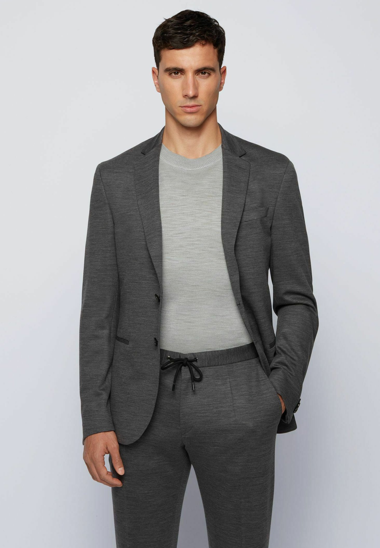 Boss Norwin J Tw Sakko Grey Grau Zalando De