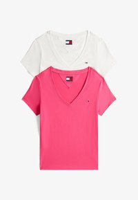 Niewybrane, ecru / jewel pink