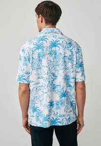Next TEXTURED - Poloshirts - white blue