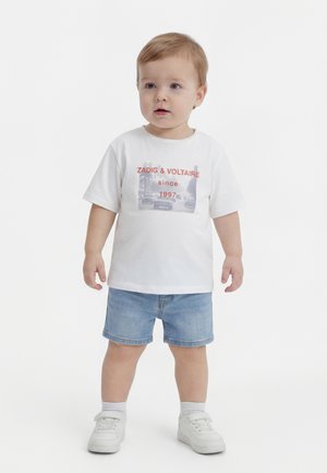 SHORT SLEEVES TEE UNISEX - Nyomott mintás póló - white