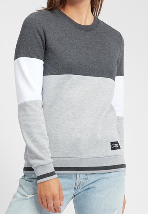 Sweatshirt - mottled dark grey