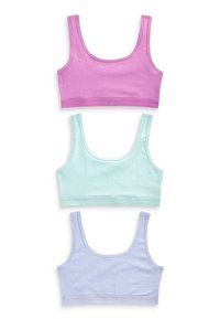 Next - 3 PACK CROP - Top - pink purple Miniatuurafbeelding 1