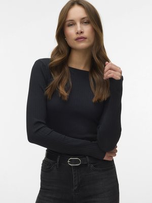 Vero Moda RUBY - Langærmet T-shirt - black
