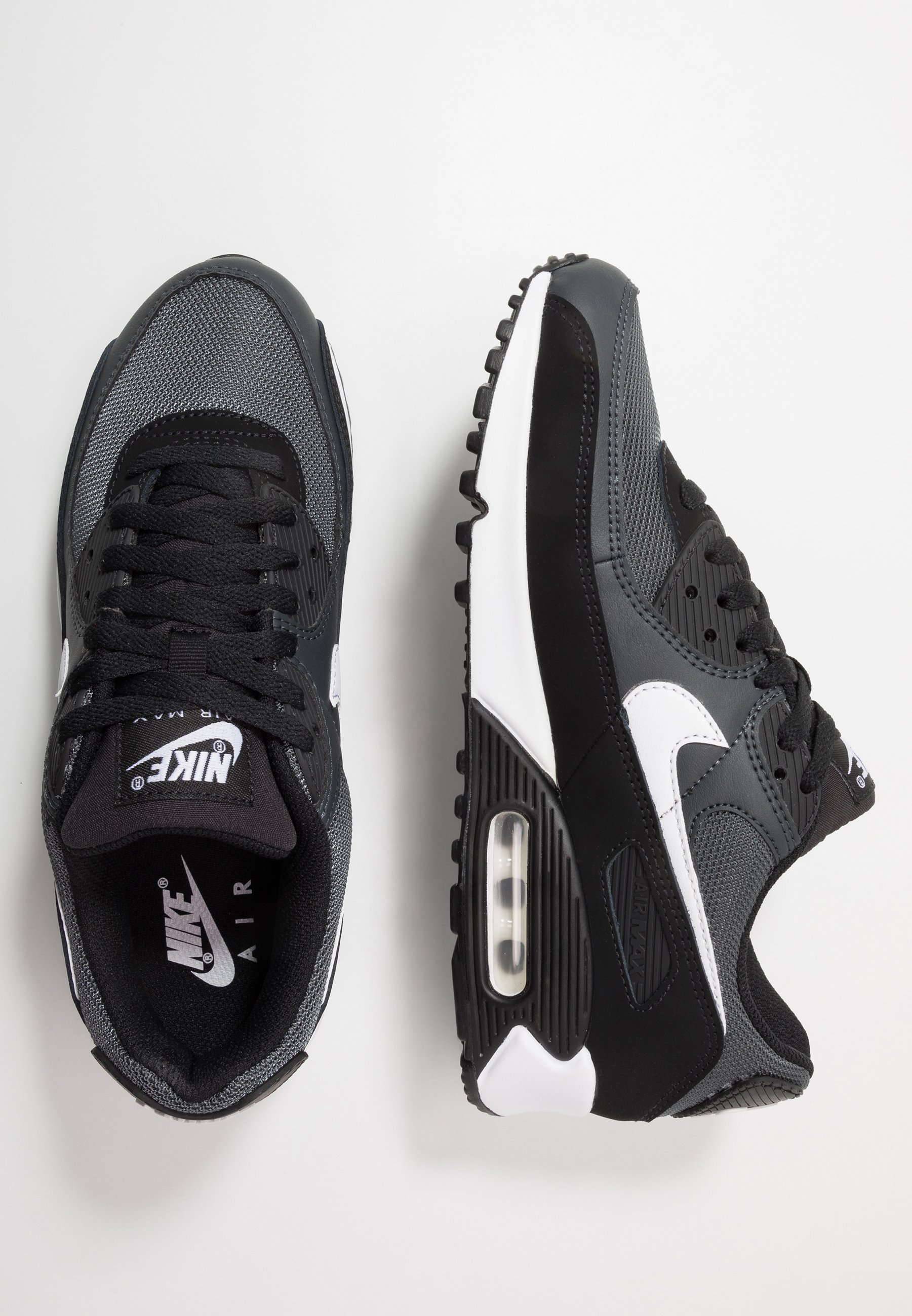Nike Sportswear AIR MAX 90 - Zapatillas - black/white/metallic silver/negro  - Zalando.es