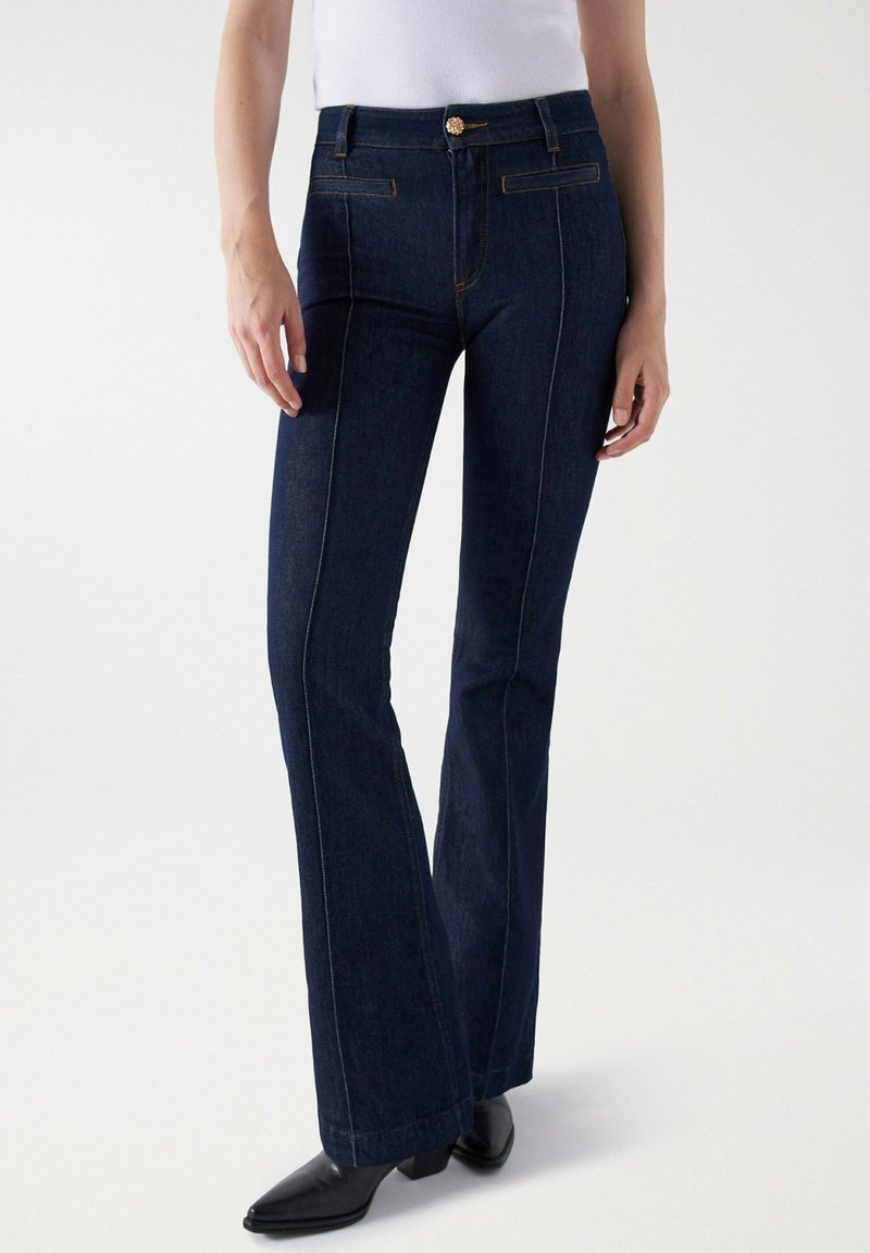 Salsa Jeans DESTINY PUSH UP Jean flare blau/bleu ZALANDO.FR