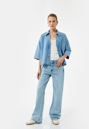 Jeans straight leg - light blue