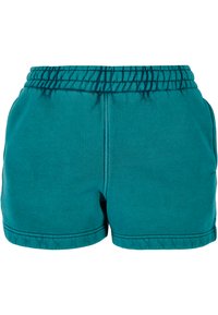 STONE WASHED - Šortky - watergreen
