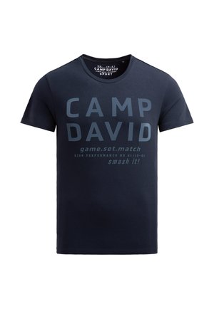 Camp David, CAMP DAVID T-SHIRT MIT LOGO ARTWORK - Print T-shirt - blue navy