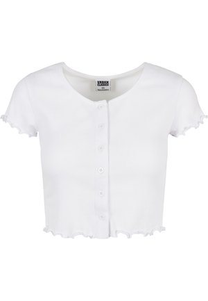 Urban Classics CROPPED  - Kofta - white