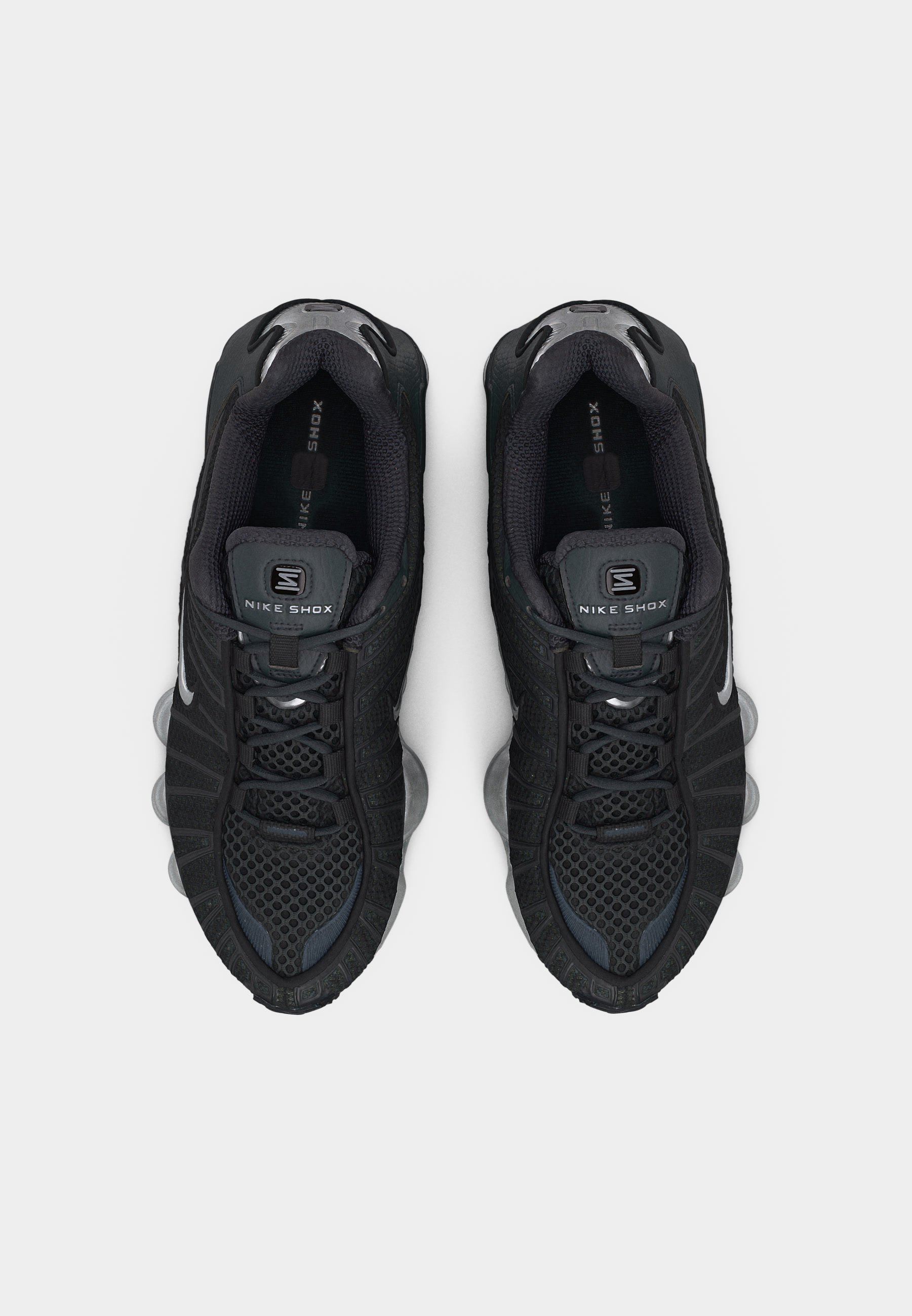 Nike Sportswear SHOX TL - Trainers - off noir/metallic silver