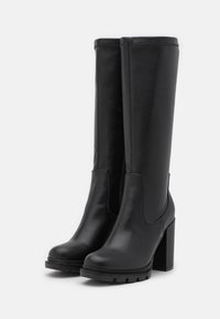 Gioseppo WEIDINGEN - Stivali con plateau - black